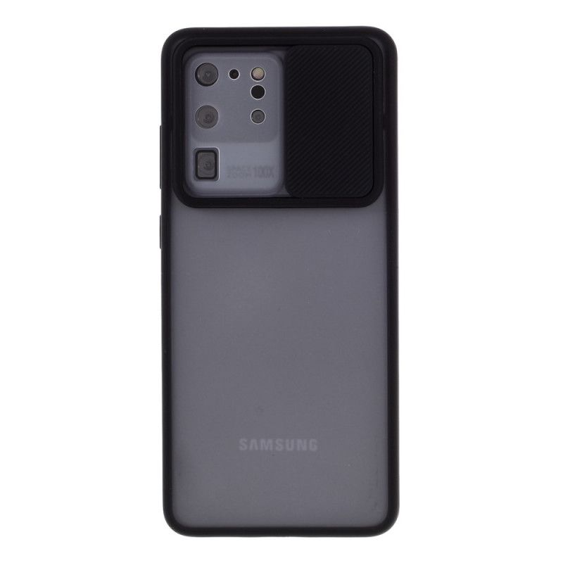 Cover for Samsung Galaxy S20 Ultra Sort Hybrid Beskytter Fotomodul