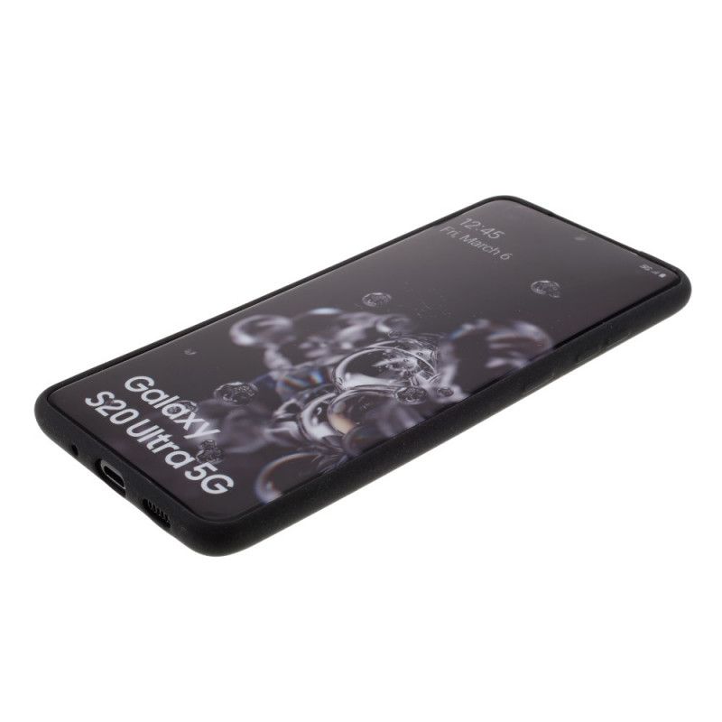 Cover for Samsung Galaxy S20 Ultra Sort Mattsilikone