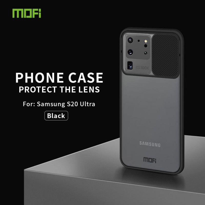 Cover for Samsung Galaxy S20 Ultra Sort Mofi Fotomodul Dæksel