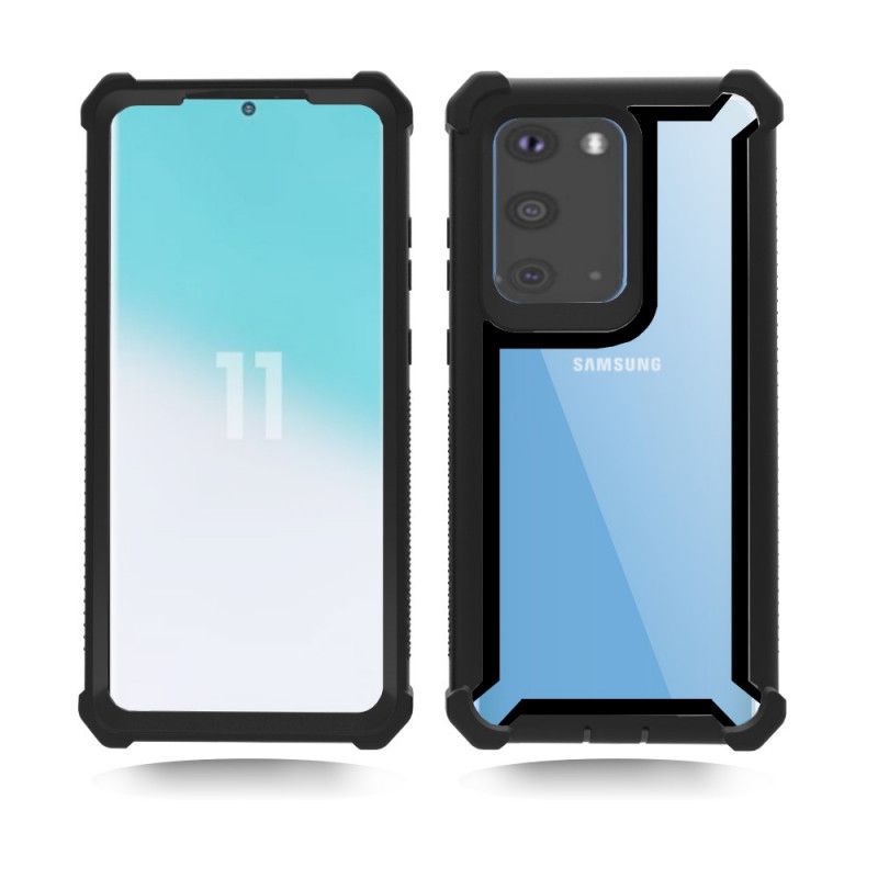 Cover for Samsung Galaxy S20 Ultra Sort Skridsikker Hybrid