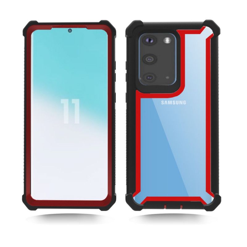 Cover for Samsung Galaxy S20 Ultra Sort Skridsikker Hybrid