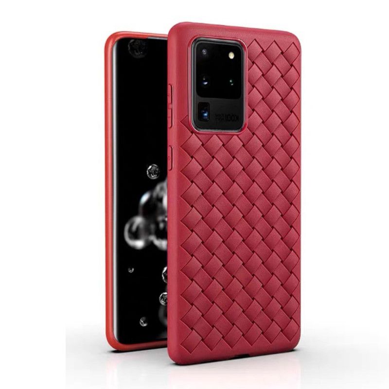 Cover for Samsung Galaxy S20 Ultra Sort Vævet