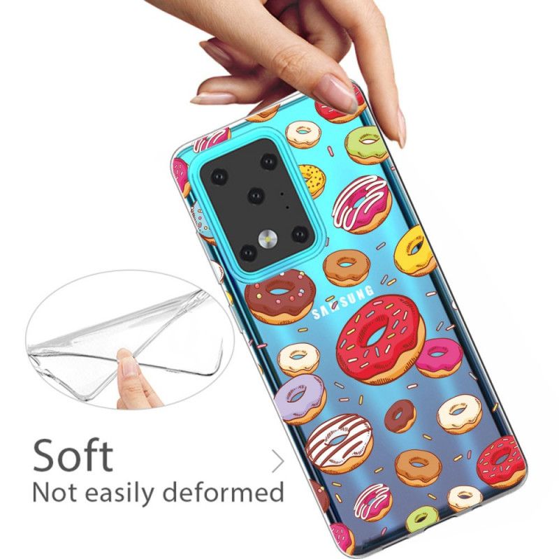 Cover Samsung Galaxy S20 Ultra Kærlighedsdoughnuts Beskyttelse