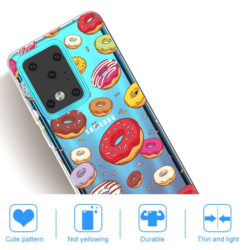 Cover Samsung Galaxy S20 Ultra Kærlighedsdoughnuts Beskyttelse