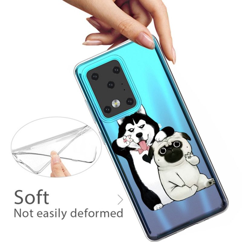 Cover Samsung Galaxy S20 Ultra Sjove Hunde Original