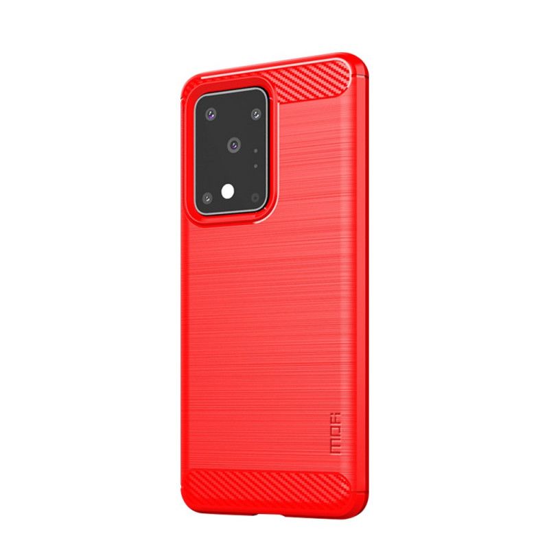 Cover Samsung Galaxy S20 Ultra Sort Mofi Børstet Kulfiber