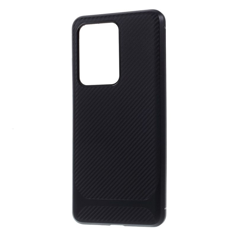 Cover Samsung Galaxy S20 Ultra Sort Skridsikker Kulstofeffekt Beskyttelse