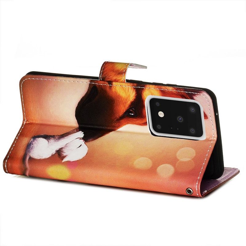 Flip Cover Læder for Samsung Galaxy S20 Ultra Ven Af Katten Ernest