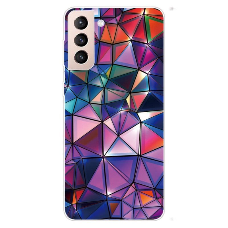 Cover Samsung Galaxy S22 5G Fleksibel Geometri