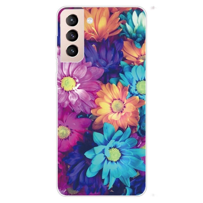 Cover Samsung Galaxy S22 5G Fleksible Blomster