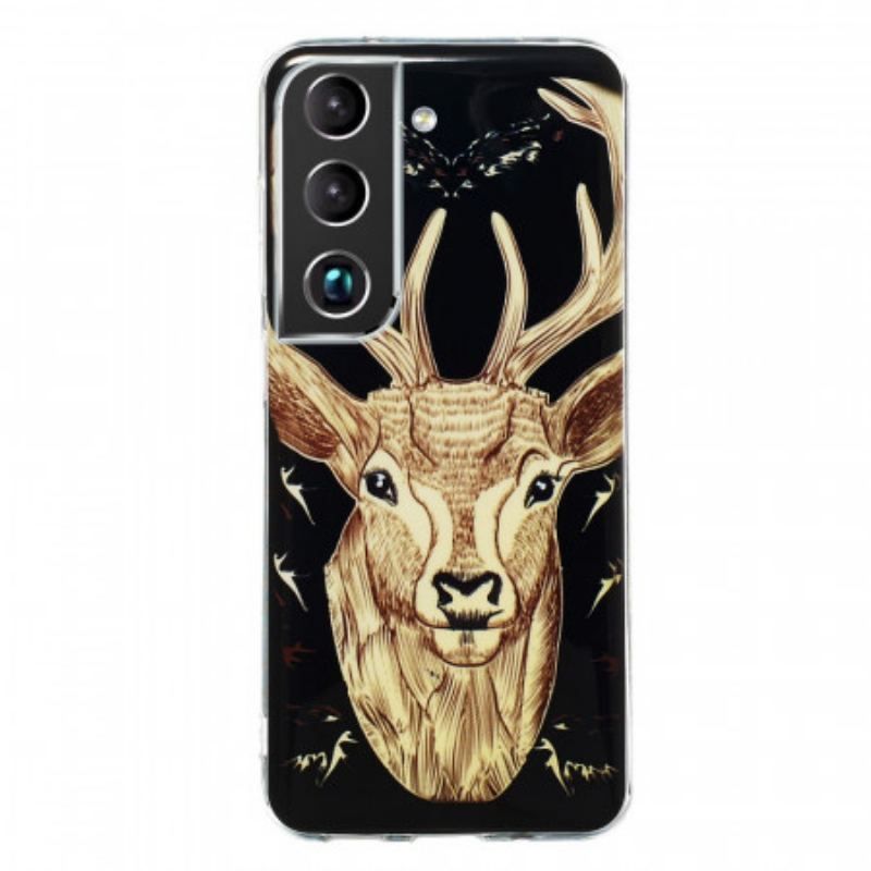 Cover Samsung Galaxy S22 5G Fluorescerende Majestic Deer