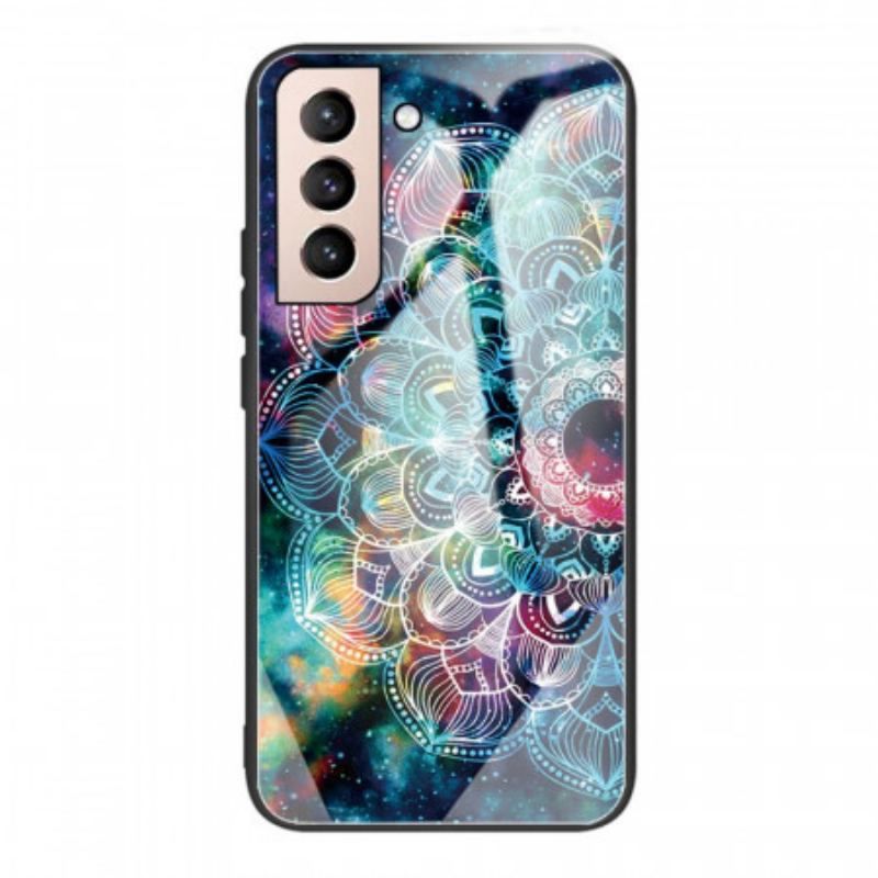 Cover Samsung Galaxy S22 5G Mandala Hærdet Glas