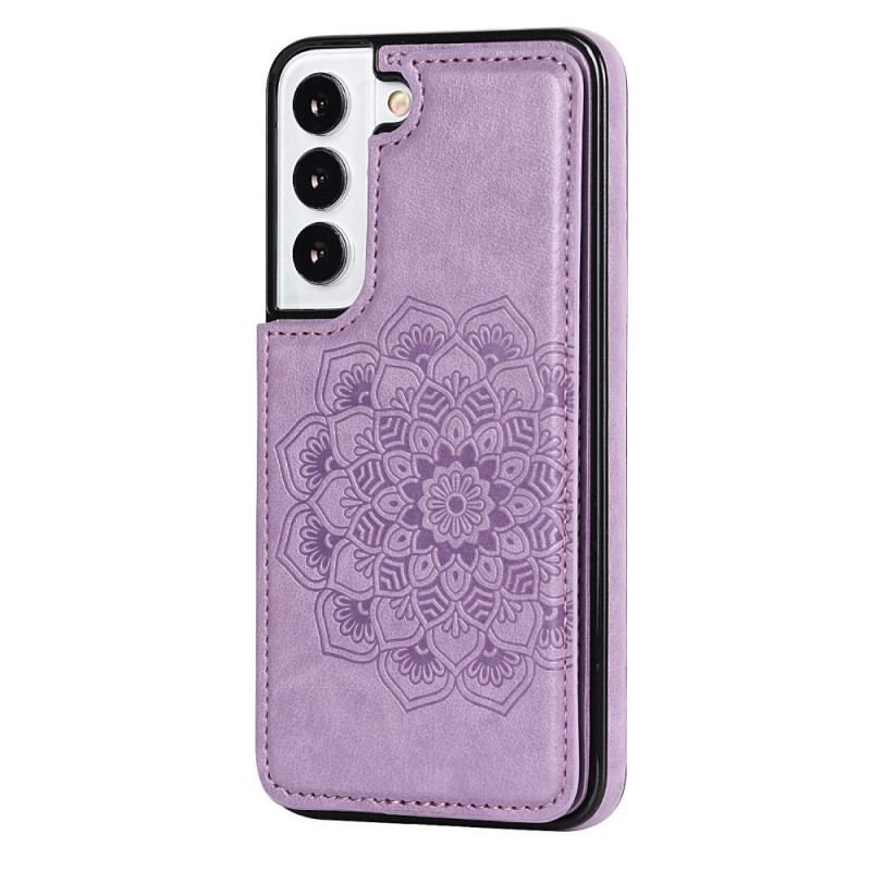 Cover Samsung Galaxy S22 5G Mandala Print Kortholder