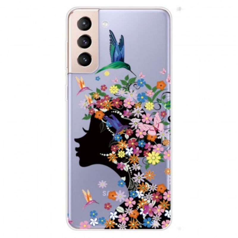 Mobilcover Samsung Galaxy S22 5G Smukt Blomsterhoved