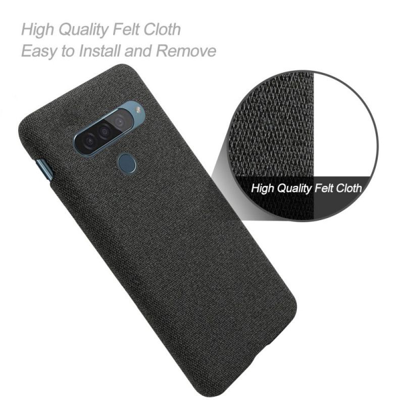 Cover ThinQ LG G8S ThinQ Sort Ksq Stoftekstur