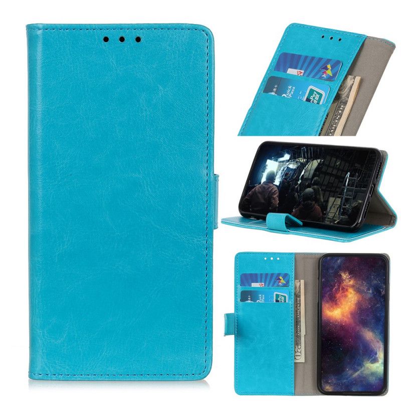 Flip Cover ThinQ LG G8S ThinQ Sort Lys Skinnende Lædereffekt