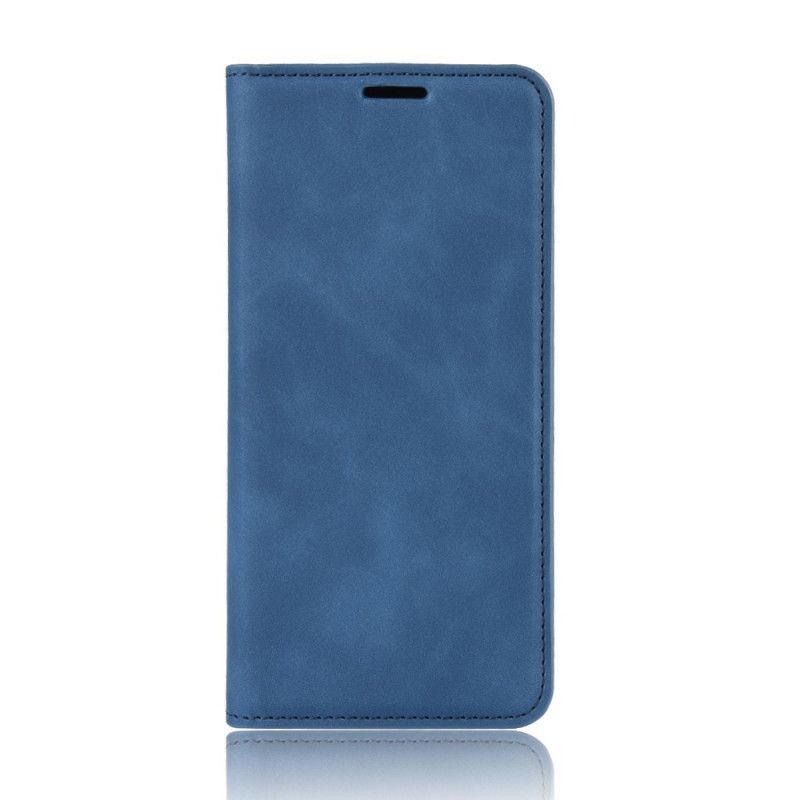 Læder Cover ThinQ LG G8S ThinQ Sort Elegant Lædereffekt