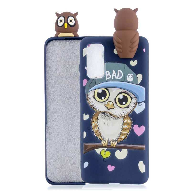 Cover for Samsung Galaxy A71 3D Dårlig Ugle