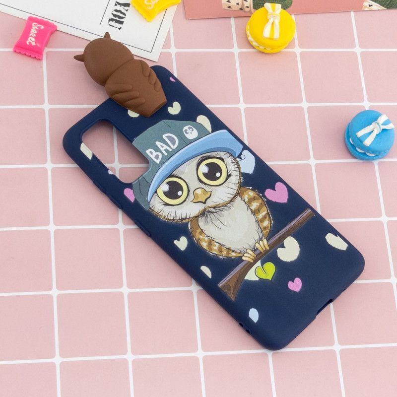 Cover for Samsung Galaxy A71 3D Dårlig Ugle