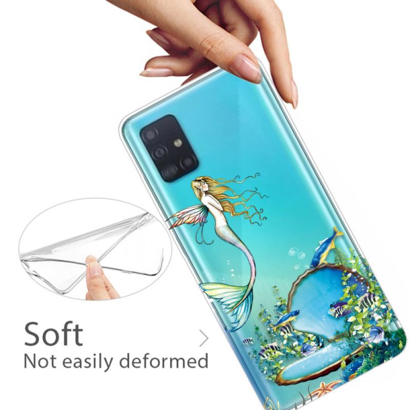 Cover for Samsung Galaxy A71 Blå Sirene