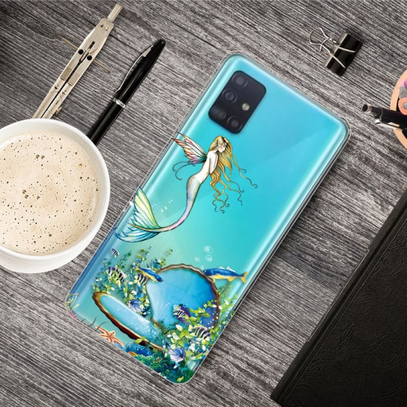 Cover for Samsung Galaxy A71 Blå Sirene