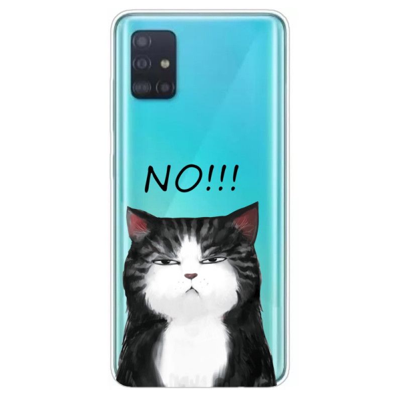 Cover for Samsung Galaxy A71 Katten. Der Siger Nej