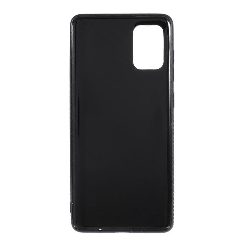 Cover for Samsung Galaxy A71 Kulfibertekstur