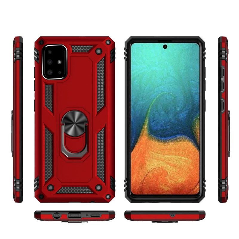 Cover for Samsung Galaxy A71 Rød Hybridring Plus