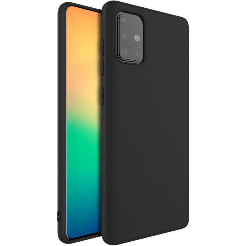 Cover for Samsung Galaxy A71 Sort Uc-1-Serie Silikone Måtter Imak