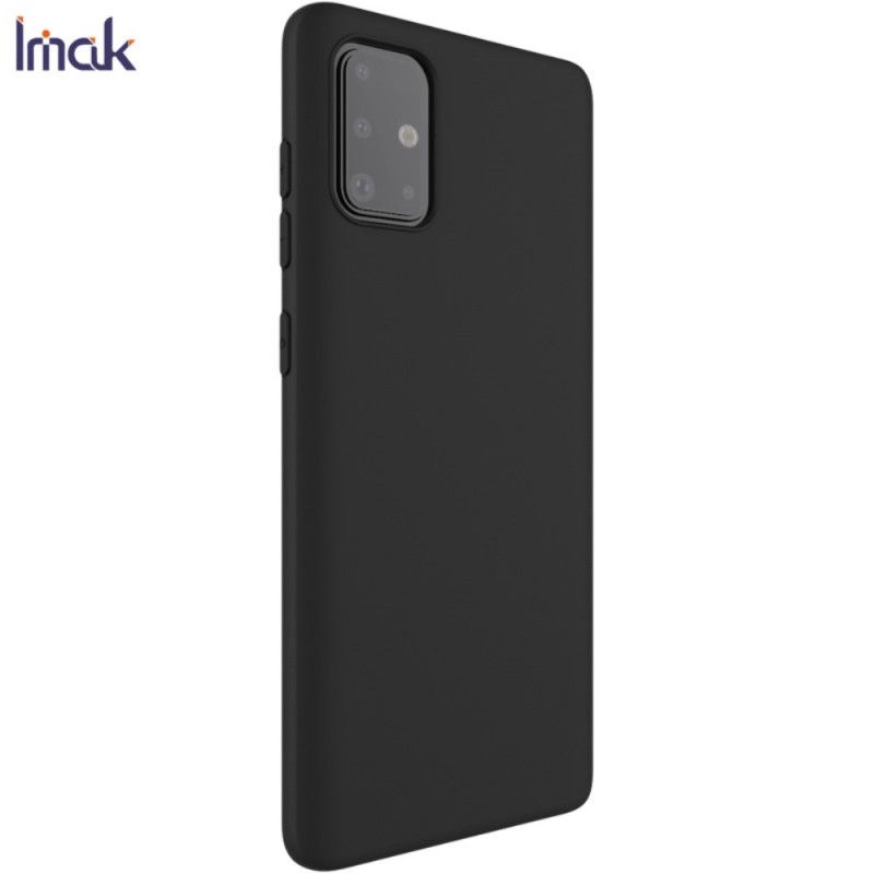 Cover for Samsung Galaxy A71 Sort Uc-1-Serie Silikone Måtter Imak