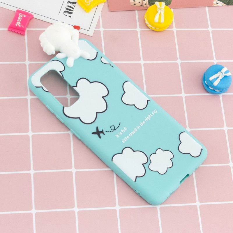 Cover Samsung Galaxy A71 3D Hund I Skyerne