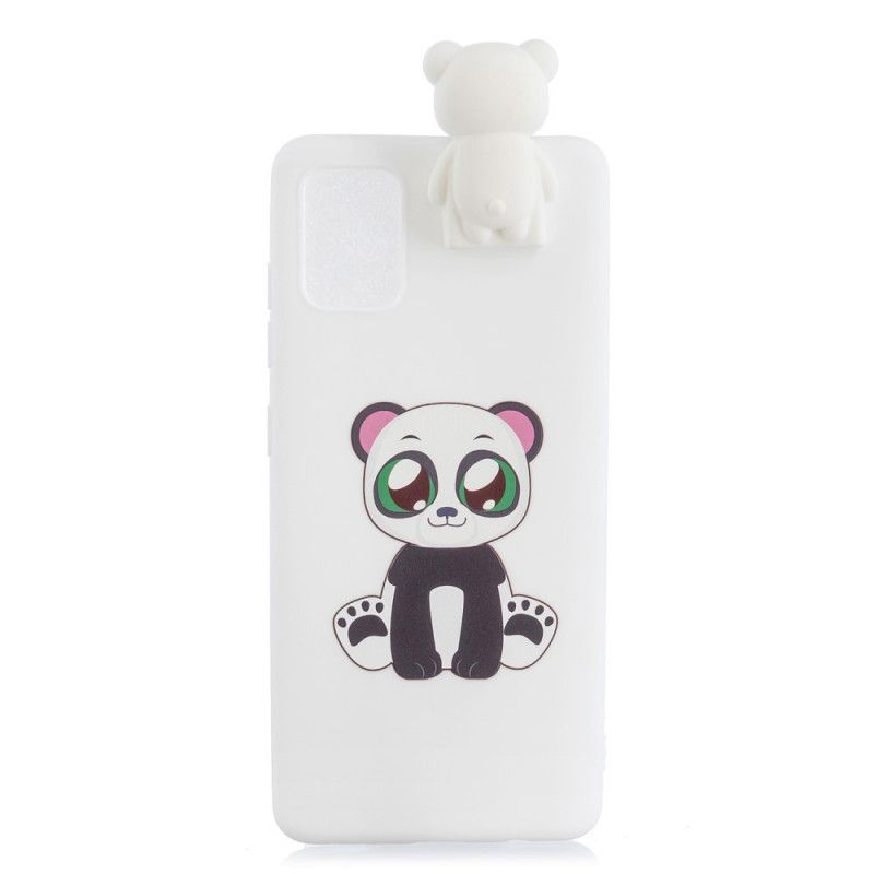 Cover Samsung Galaxy A71 3D Panda Håndfri Support