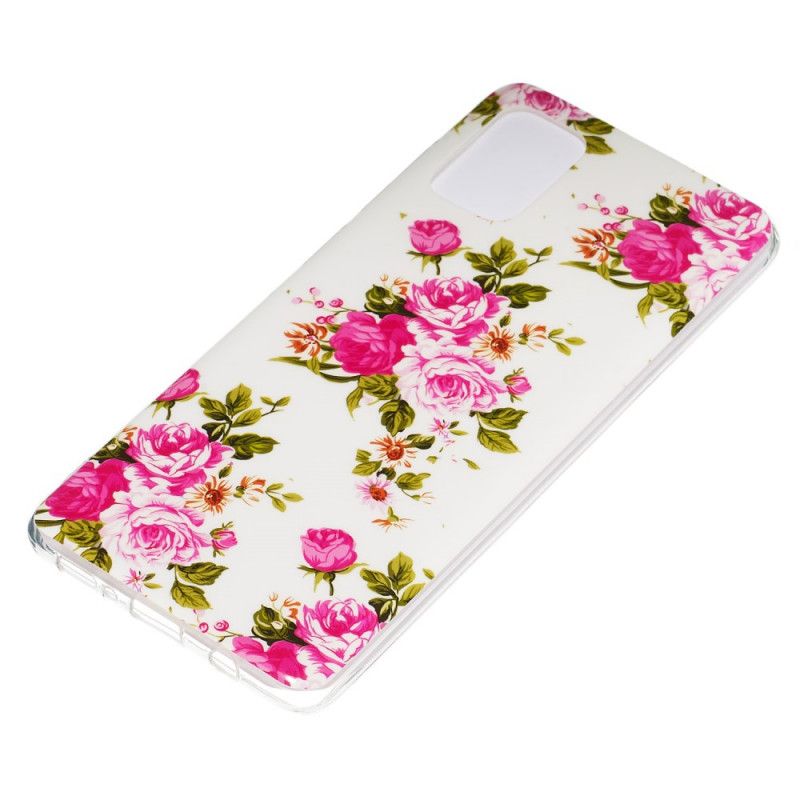 Cover Samsung Galaxy A71 Fluorescerende Frihedsblomster Beskyttelse