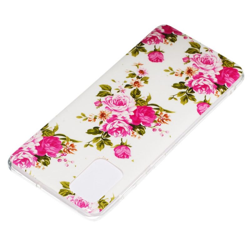 Cover Samsung Galaxy A71 Fluorescerende Frihedsblomster Beskyttelse