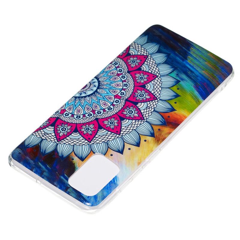 Cover Samsung Galaxy A71 Fluorescerende Mandala