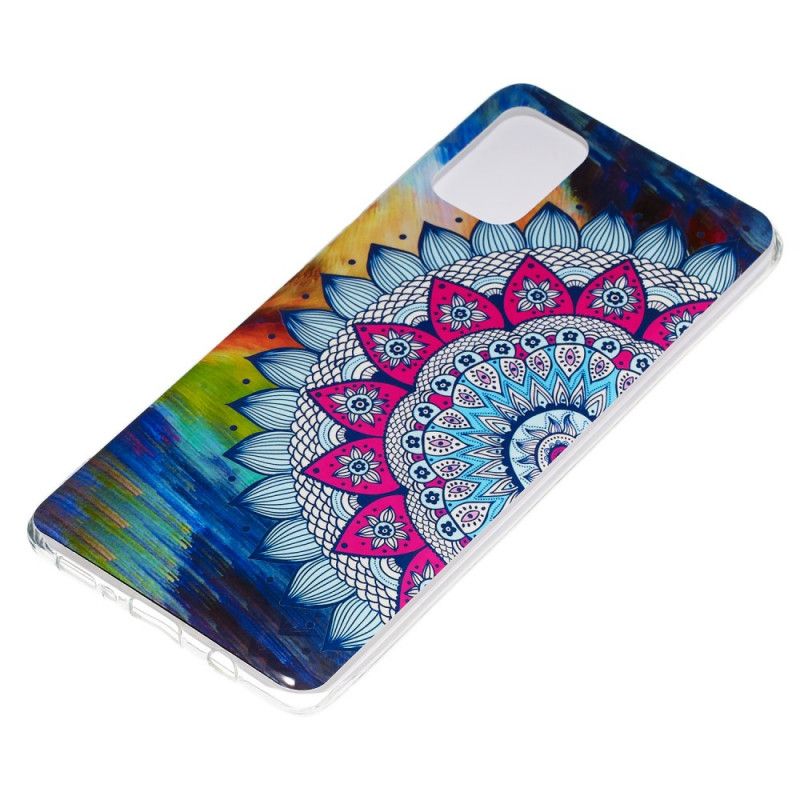 Cover Samsung Galaxy A71 Fluorescerende Mandala