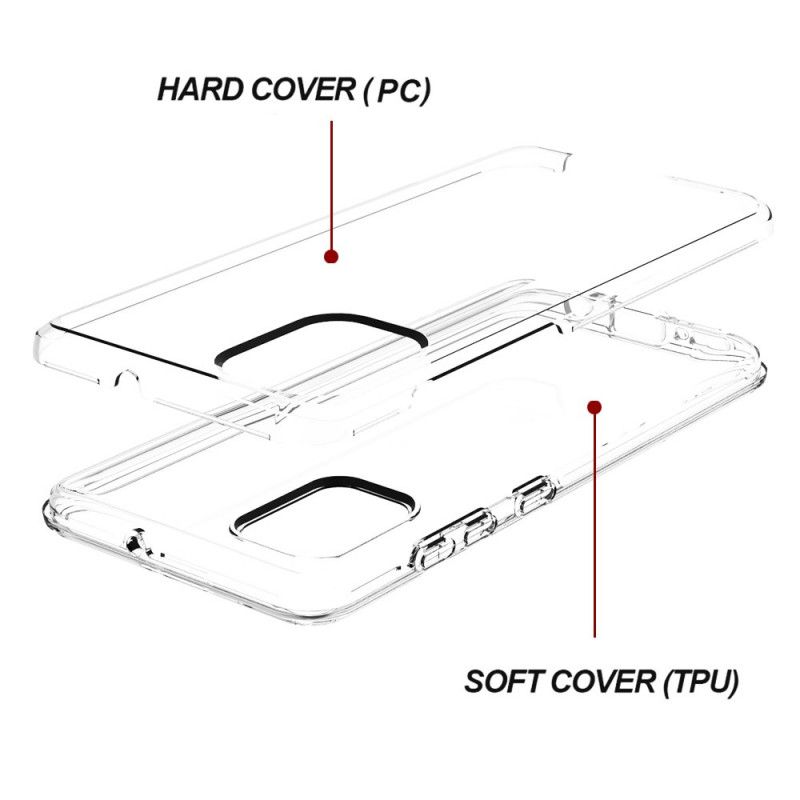 Cover Samsung Galaxy A71 Gennemsigtig Front Bagpå