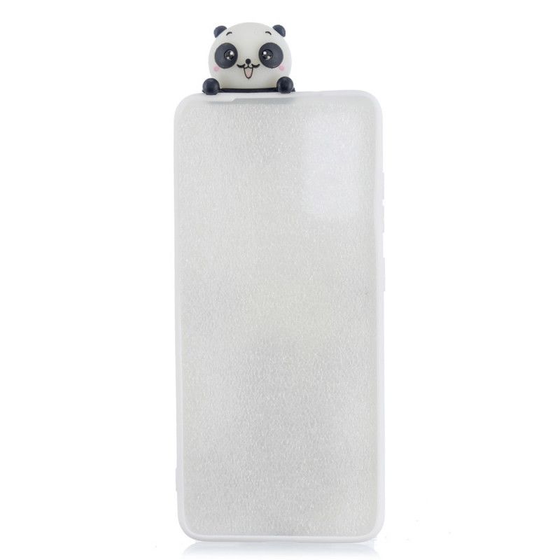 Cover Samsung Galaxy A71 Mobilcover 3D Sød Panda