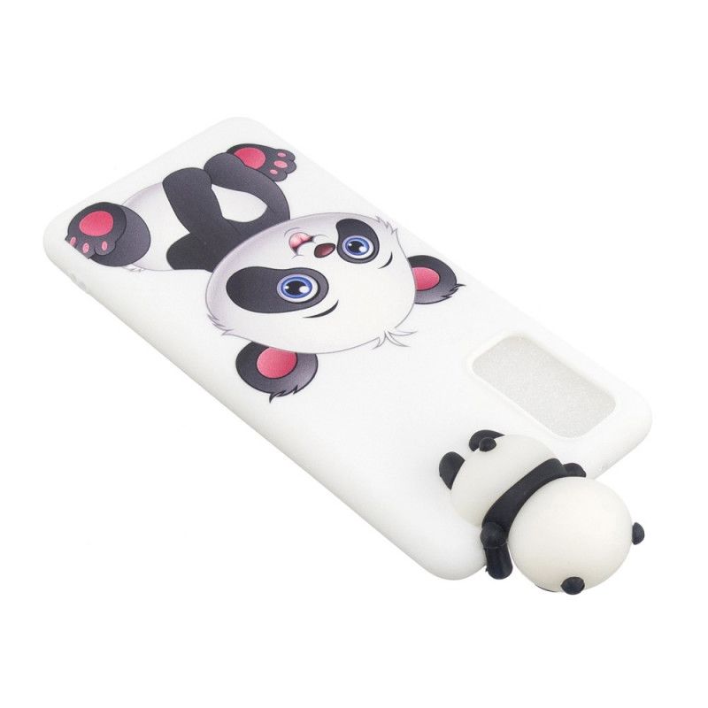 Cover Samsung Galaxy A71 Mobilcover 3D Sød Panda