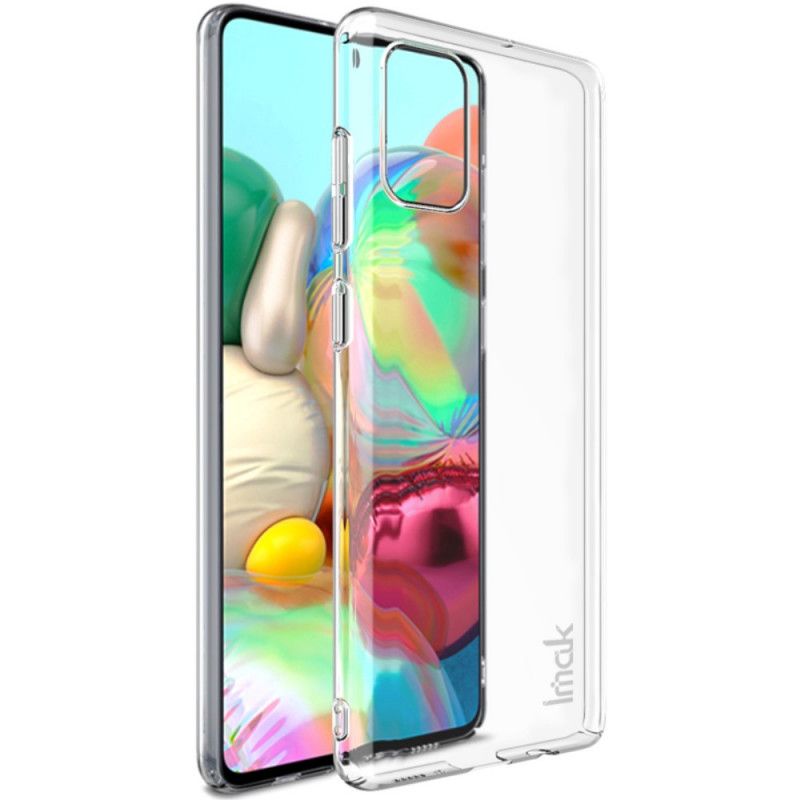 Cover Samsung Galaxy A71 Mobilcover Gennemsigtig Med Imak Skærmfilm