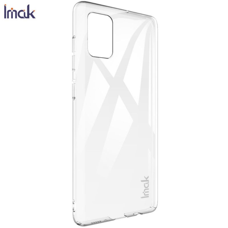 Cover Samsung Galaxy A71 Mobilcover Gennemsigtig Med Imak Skærmfilm