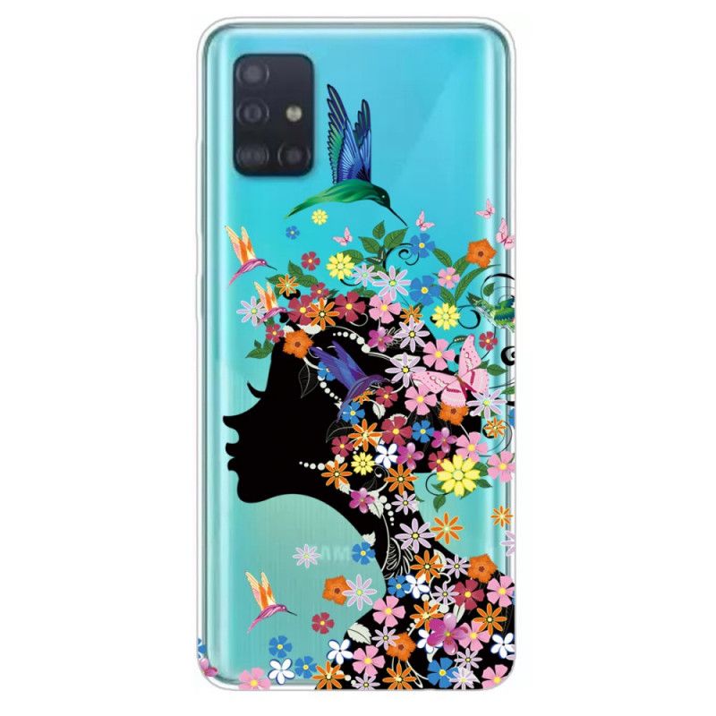 Cover Samsung Galaxy A71 Mobilcover Smukt Blomsterhoved