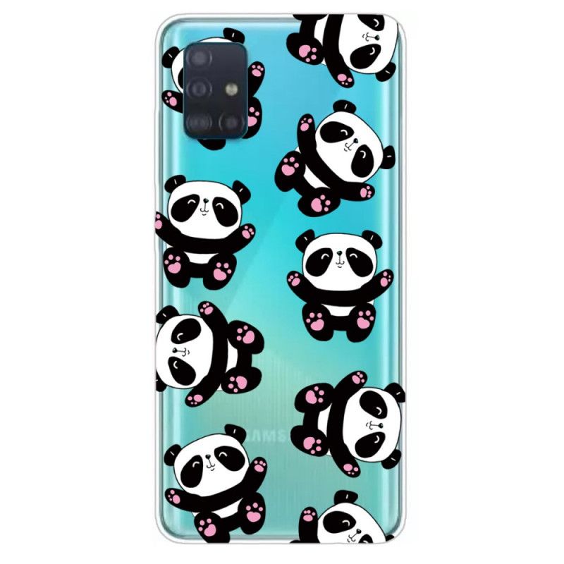 Cover Samsung Galaxy A71 Mobilcover Top Sjove Pandaer