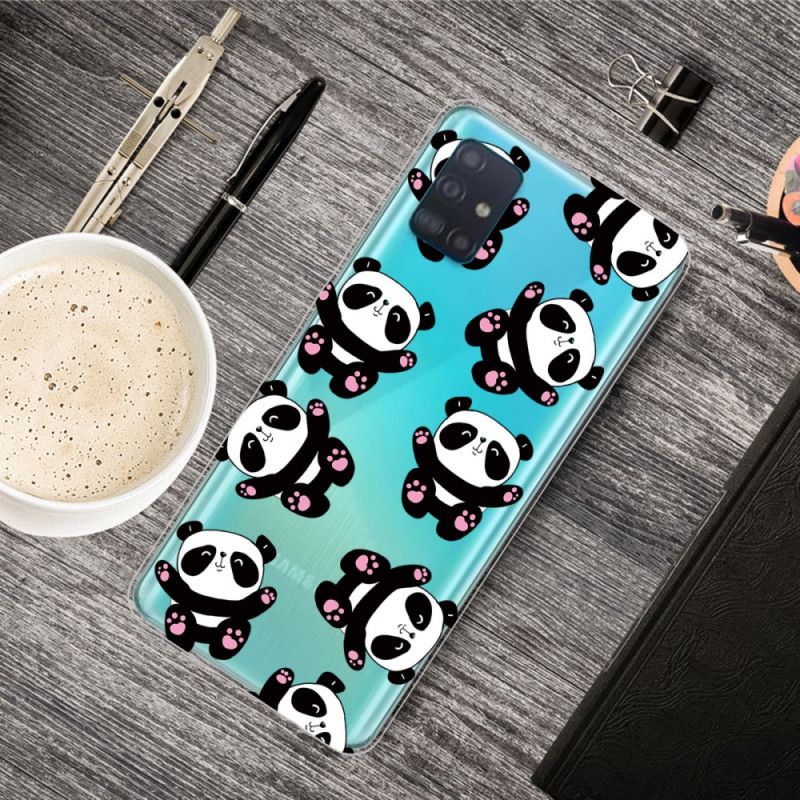 Cover Samsung Galaxy A71 Mobilcover Top Sjove Pandaer