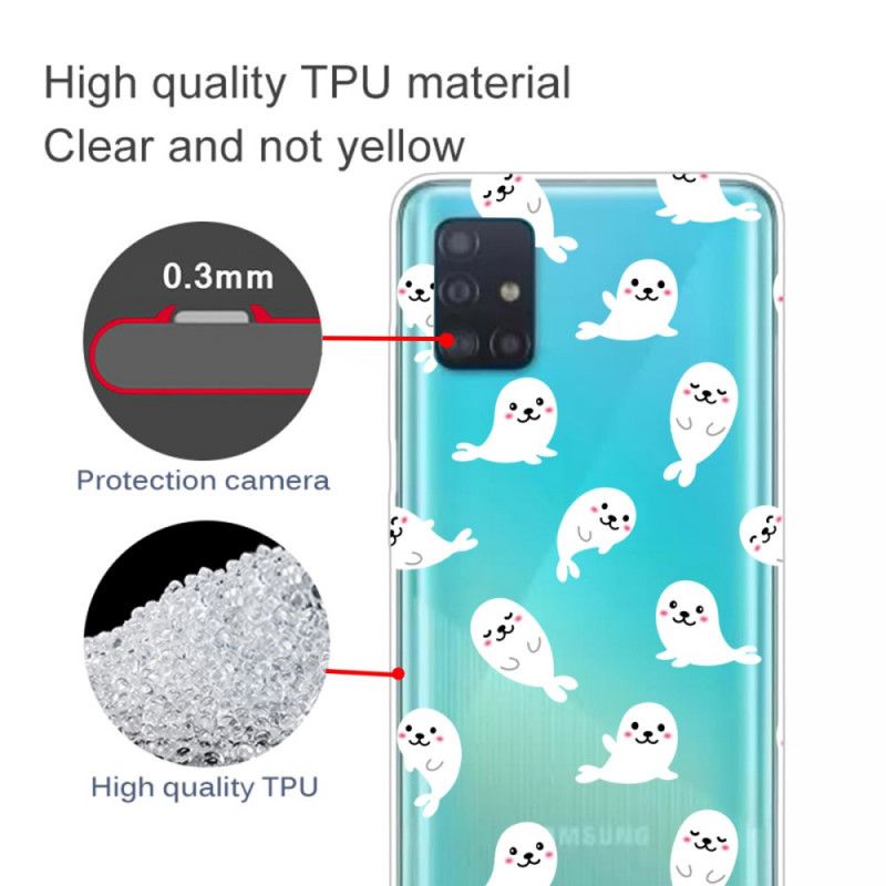 Cover Samsung Galaxy A71 Øverste Søløver Beskyttelse