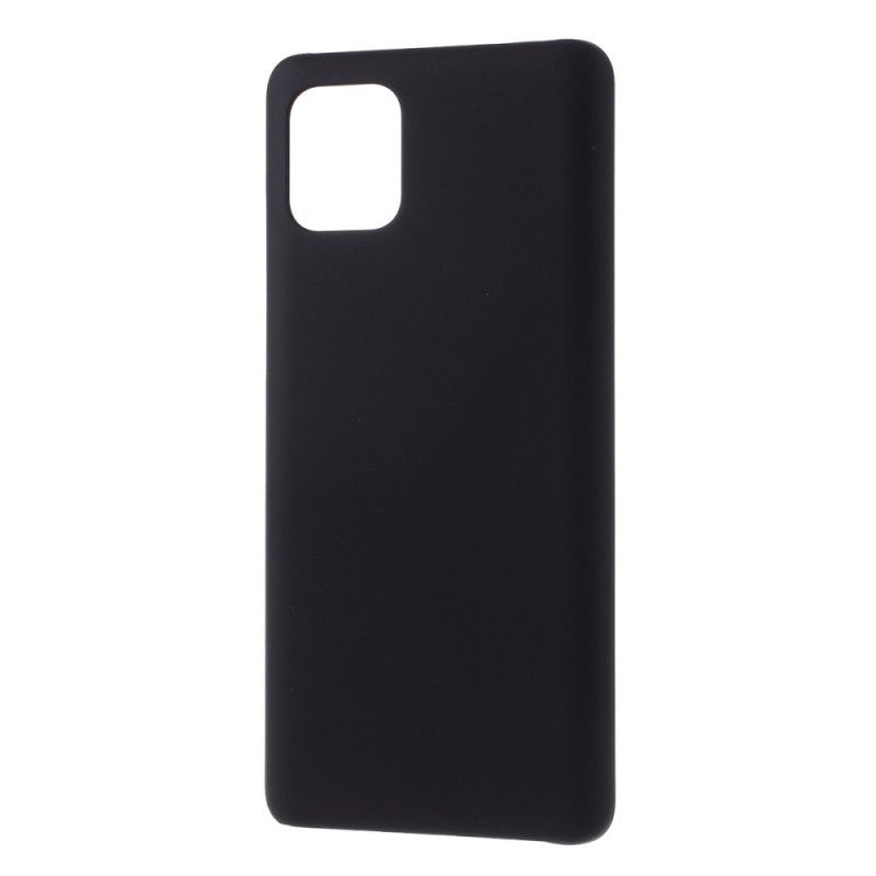 Cover Samsung Galaxy A71 Sort Gummi Plus