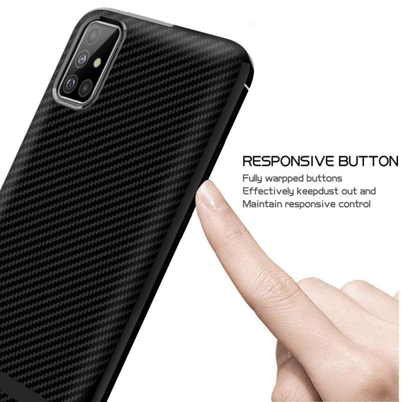 Cover Samsung Galaxy A71 Sort Moderne Skridsikker Beskyttelse