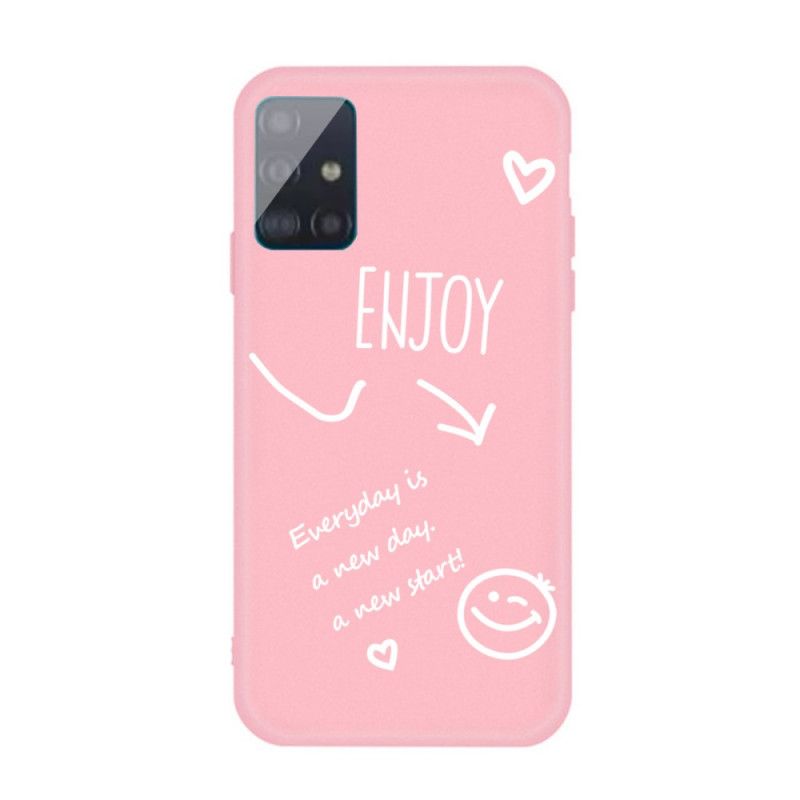 Cover Samsung Galaxy A71 Sort Nyd Silikone