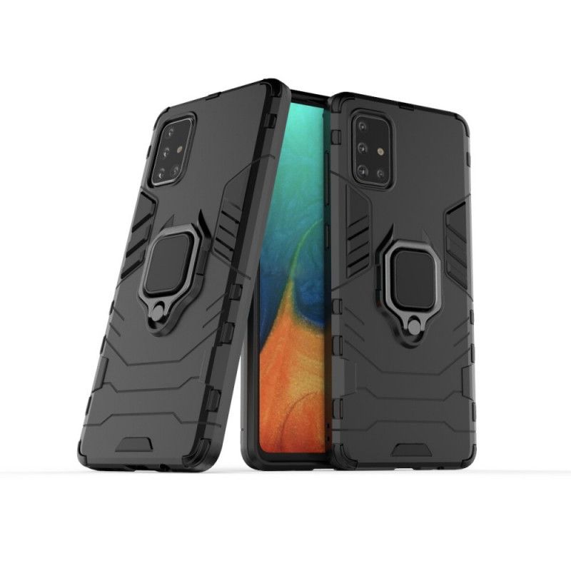 Cover Samsung Galaxy A71 Sort Resistent Ring