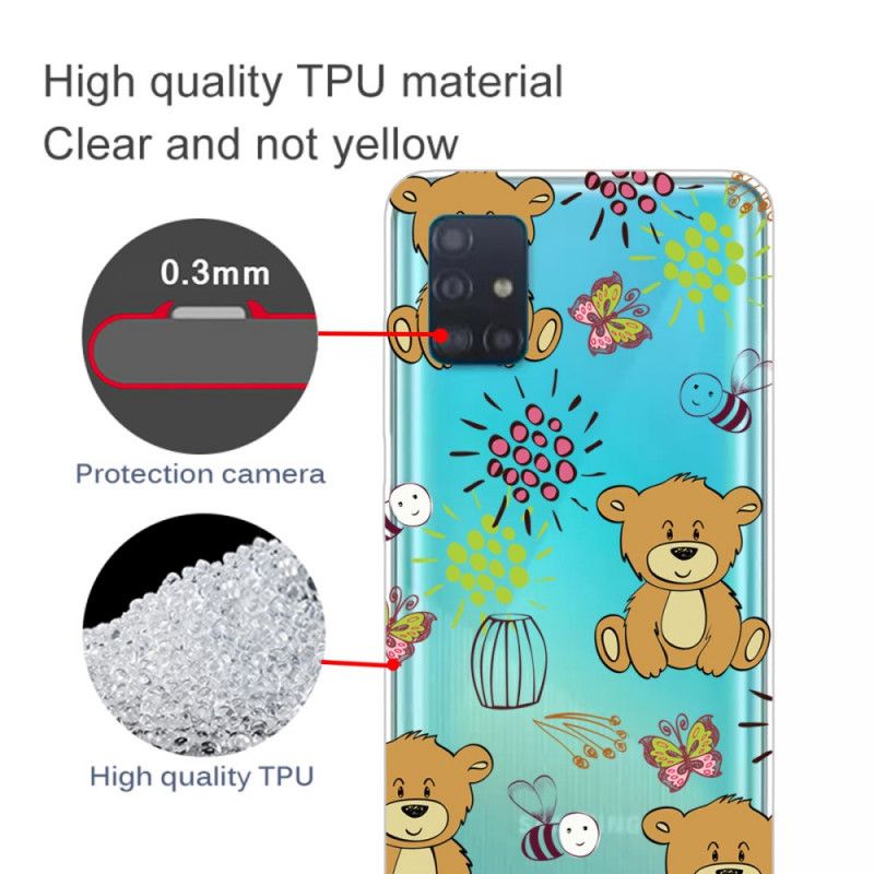 Cover Samsung Galaxy A71 Top Bamse Beskyttelse